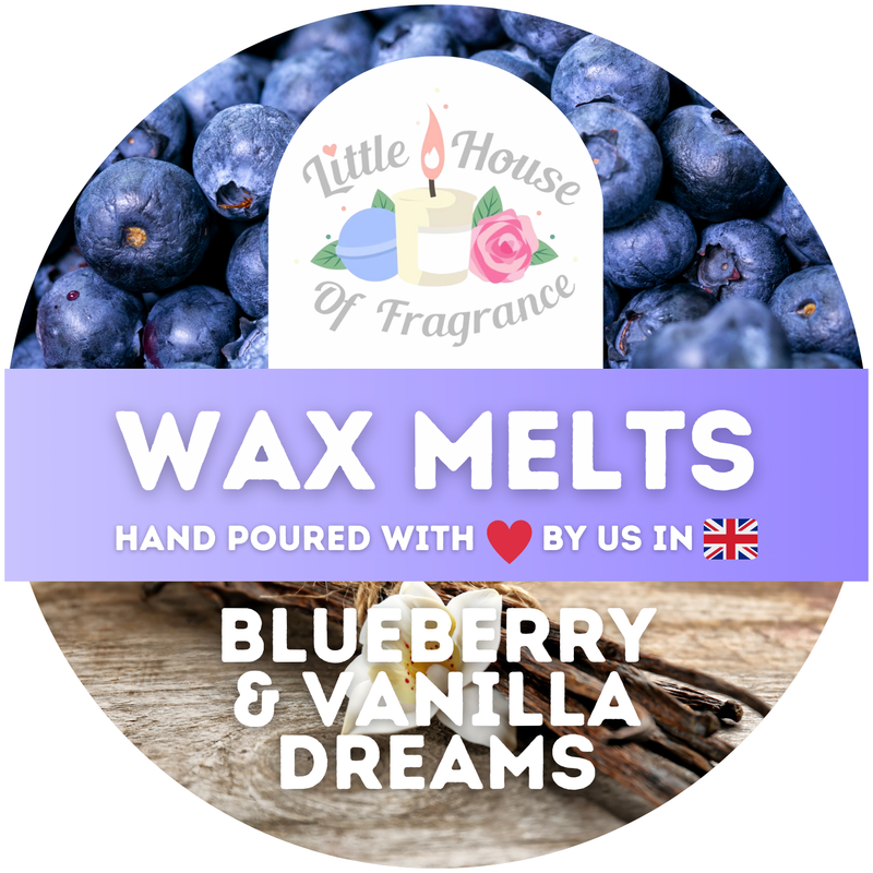 Little House of Fragrance Blueberry & Vanilla Dreams Wax Melt Tart