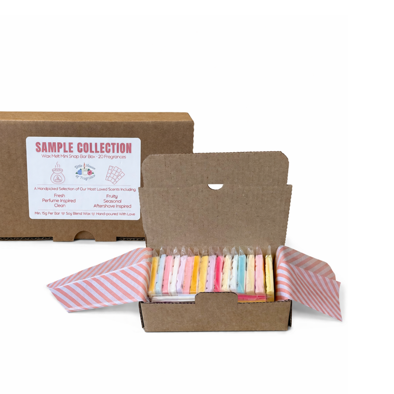 Little House of Fragrance Wax Melt Mini Snap Bar Sample x 20 Box Set