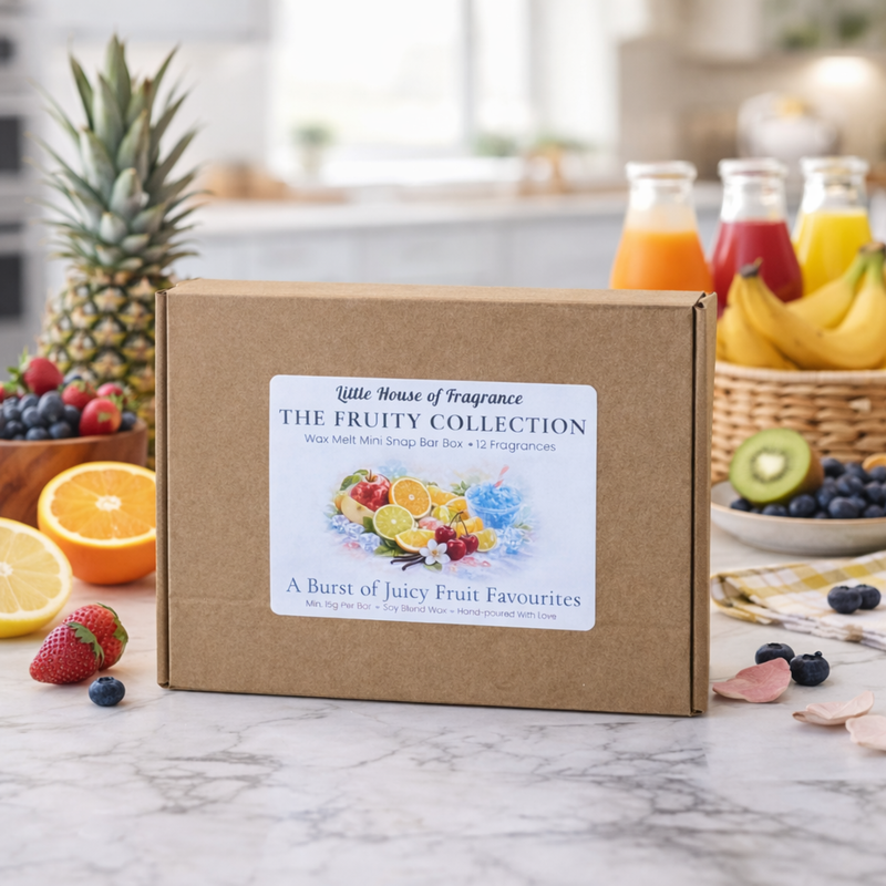 The Fruity Collection Wax Melt Mini Snap Bar Box | 12 Fragrances