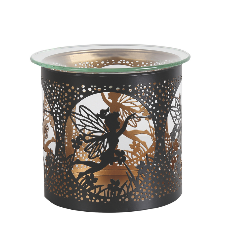 Aroma Black Fairy Tealight Wax Melt Warmer and Candle Holder