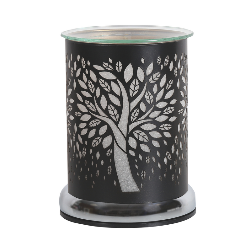 Aroma Black Silhouette Tree of Life Electric Wax Melt Warmer