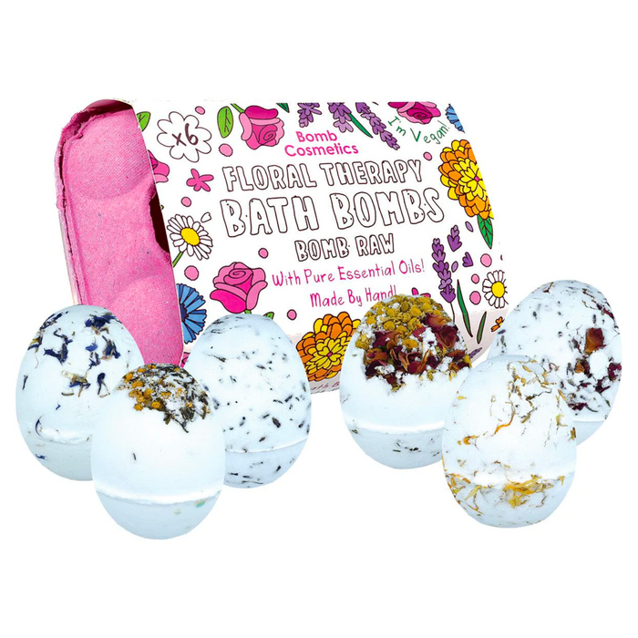 Bomb Cosmetics Raw Floral Therapy Bath Bomb Gift Set