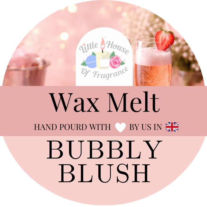 Little House of Fragrance Bubbly Blush Wax Melt Tart
