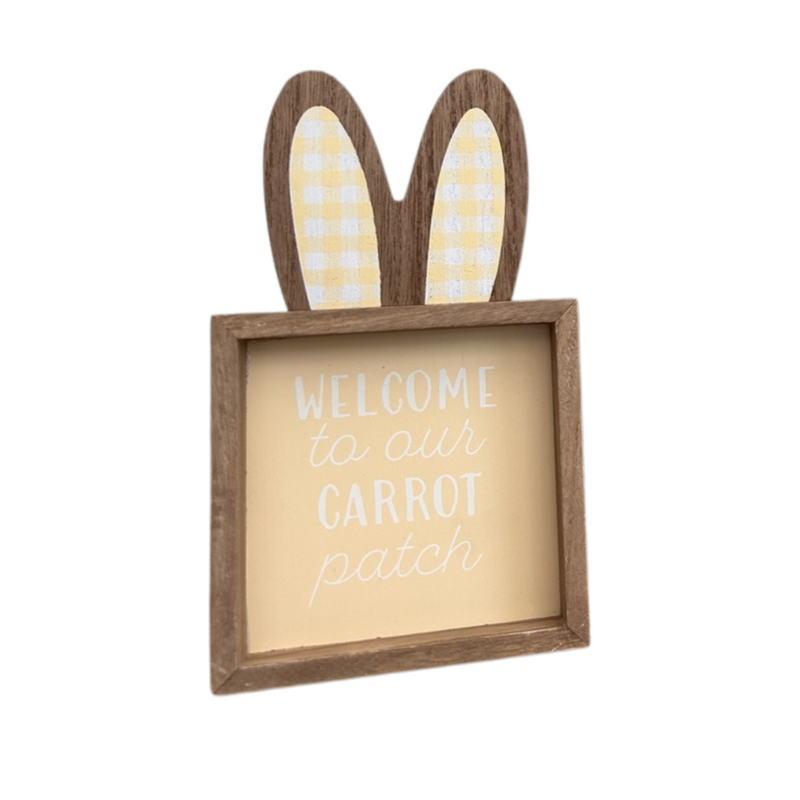 Easter Spring Home Plaque Decoration