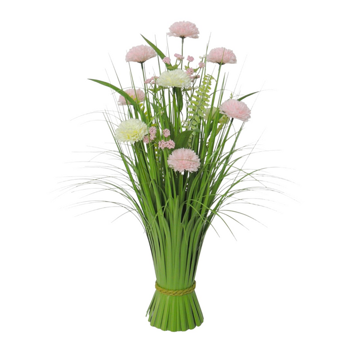 Carnation Grass Floral Bundle (60cm)