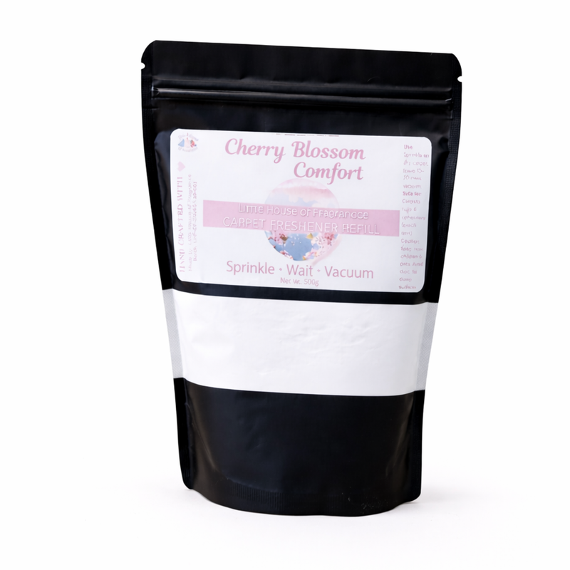 Little House of Fragrance Cherry Blossom Comfort Carpet Freshener Refill 500g
