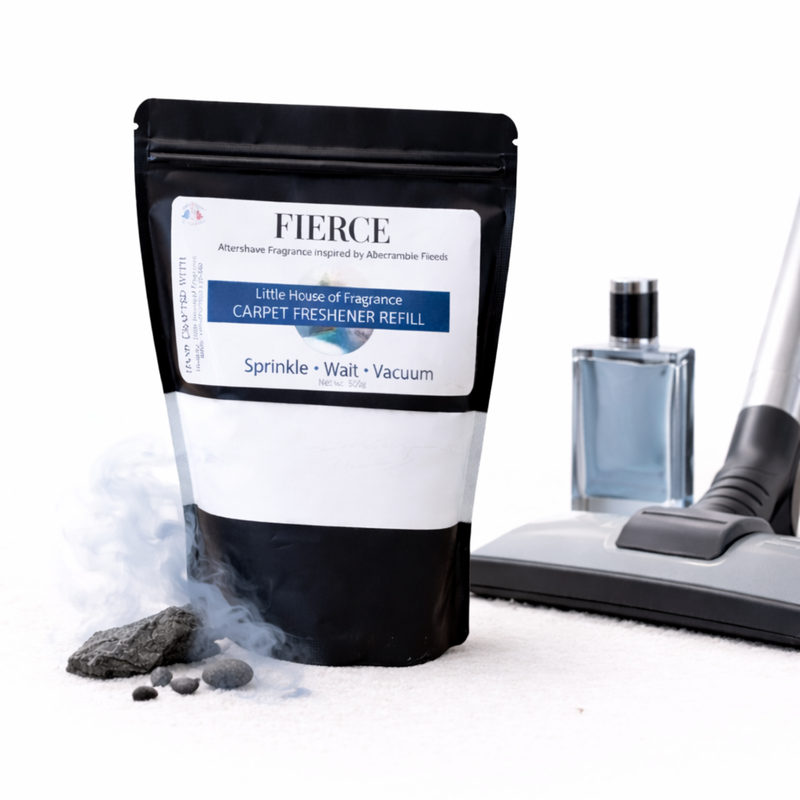 Little House of Fragrance Fierce Carpet Freshener Refill 500g