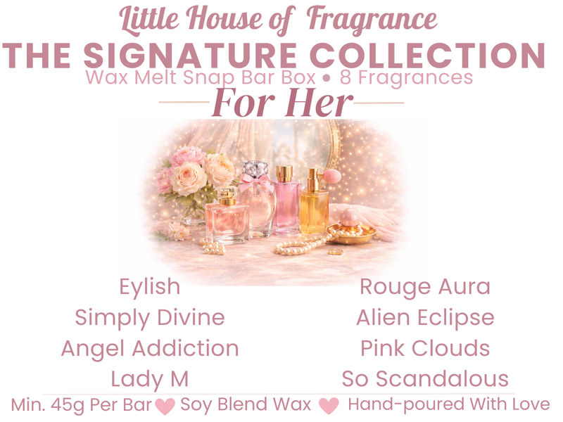 The Signature Collection – For Her Wax Melt Snap Bar Box | 8 Fragrances