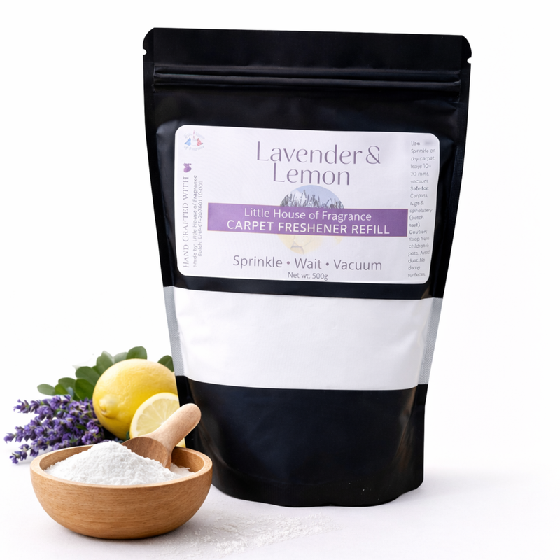 Little House of Fragrance Lavender Lemon Carpet Freshener Refill 500g