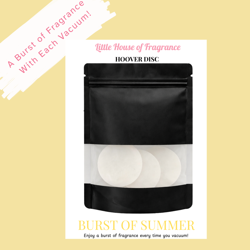Burst of Summer Scented Vacuum Hoover Discs — Pack of 3 | Little House of Fragrance