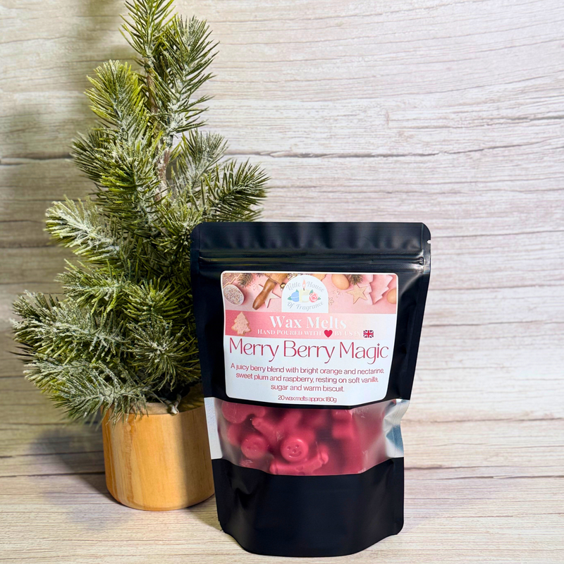 Merry Berry Magic Wax Melts – Fruity Festive Fragrance by Little House of Fragrance