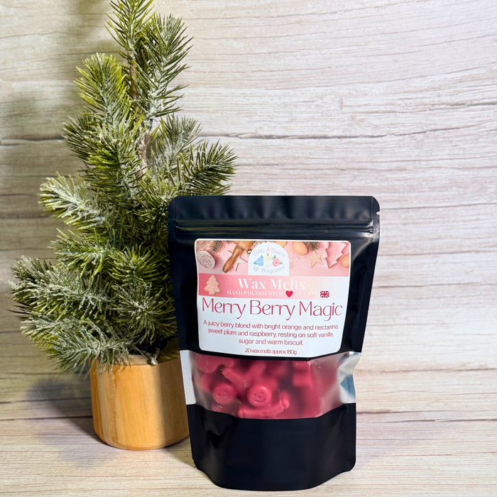 Merry Berry Magic Wax Melts – Fruity Festive Fragrance by Little House of Fragrance