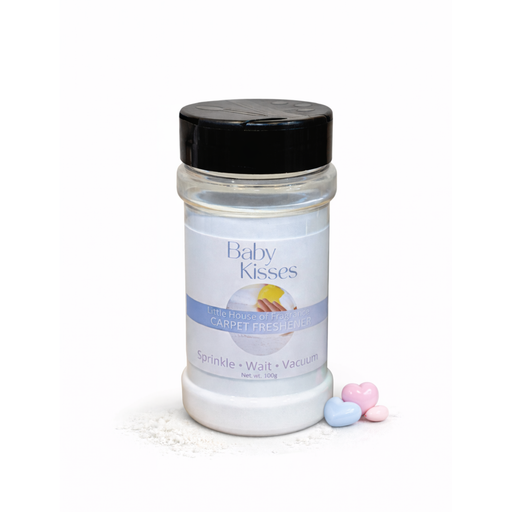 Baby powder scent carpet deodoriser