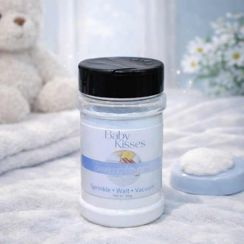 Gentle fresh scent carpet powder