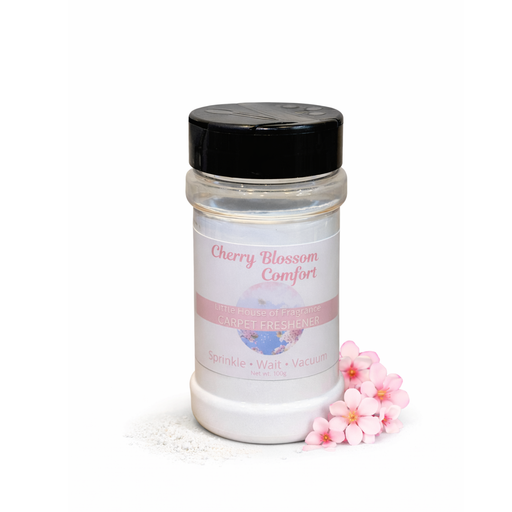 Cherry Blossom Comfort carpet freshener 300g on white background