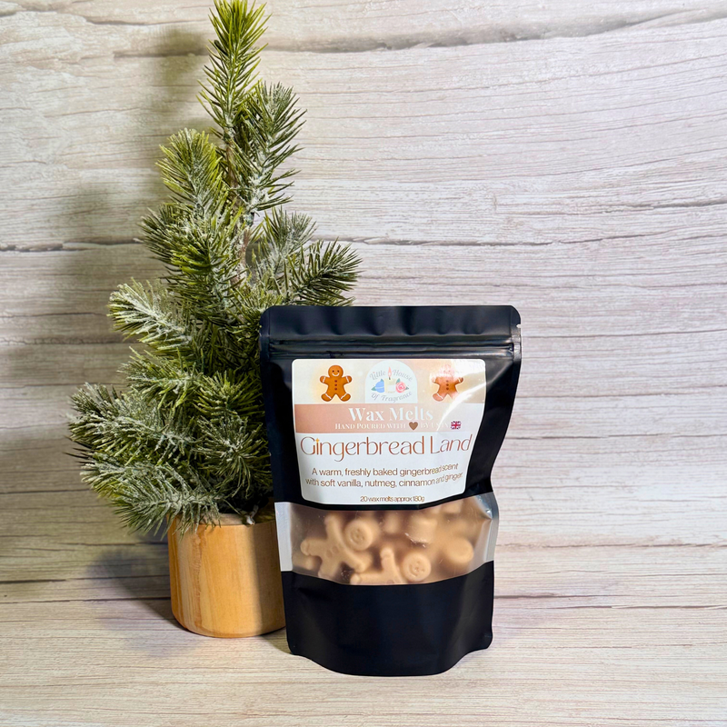 Christmas Gingerbread Land wax melts in a bag – Little House of Fragrance