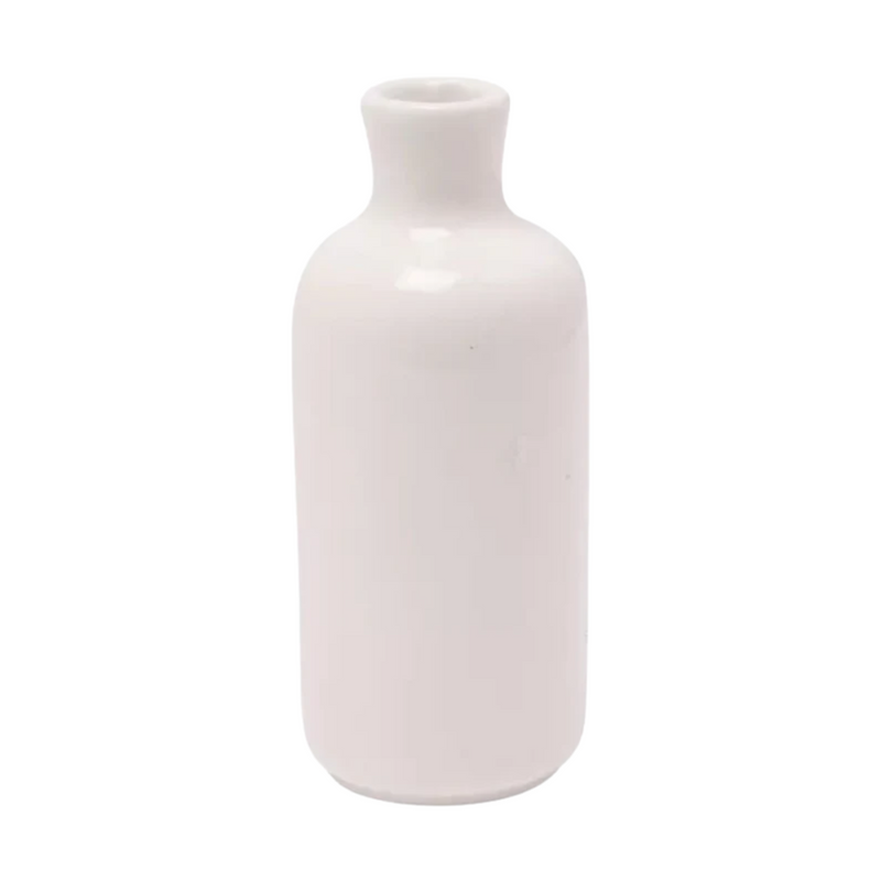 Moments Mini White Ceramic Pick of The Bunch Bud Vase