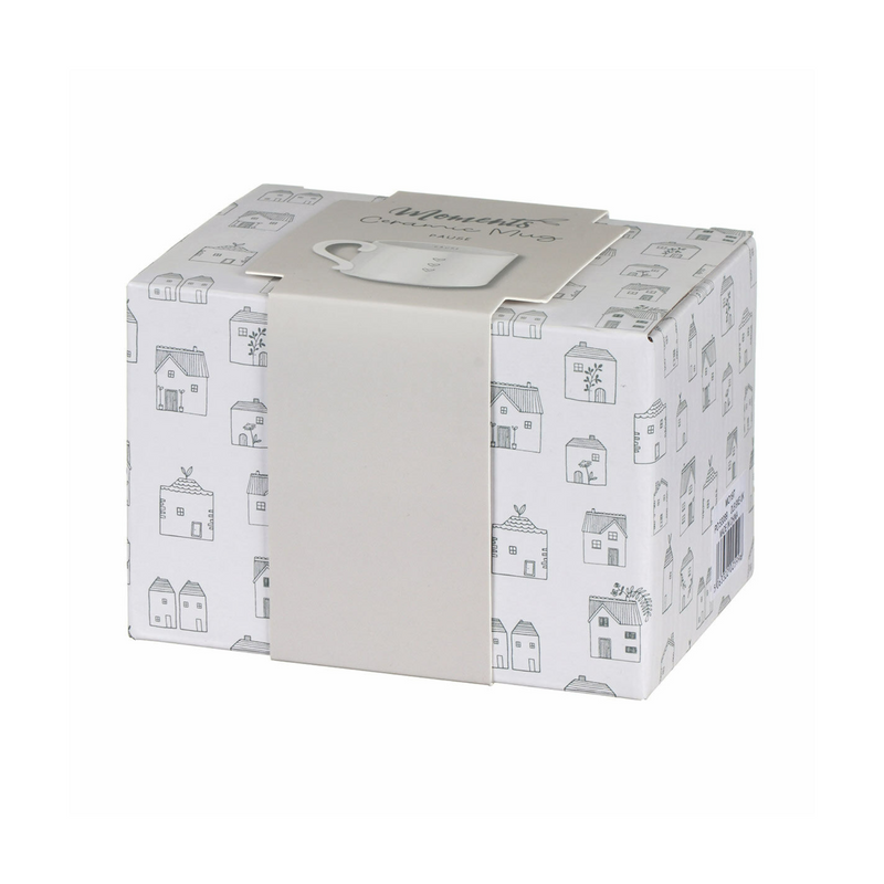 Moments White Ceramic A Great Day Mug