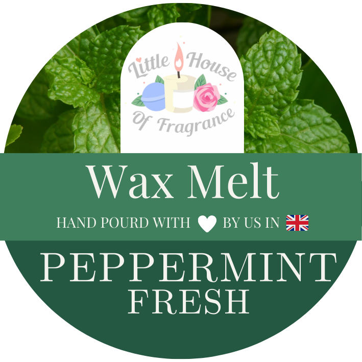 Little House of Fragrance Peppermint Fresh Wax Melt Tart