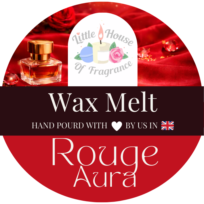 Little House of Fragrance Rouge Aura Wax Melt Tart