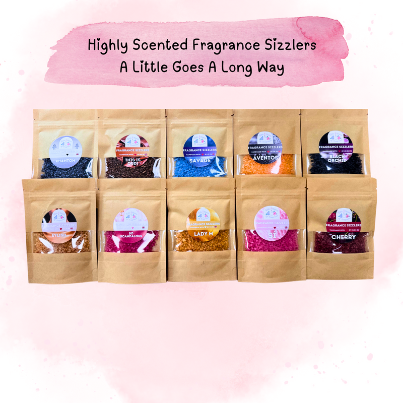 Little House of Fragrance Perfume Inspired Scented Sizzler Collection - 10 Bags