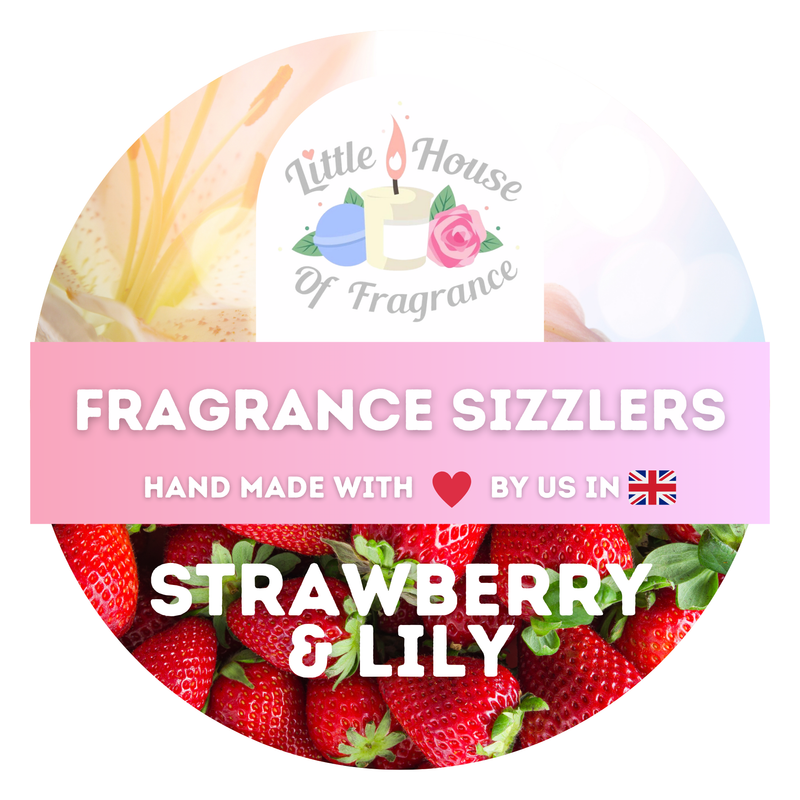 Little House of Fragrance Strawberry and Lily Fragrance Scent Sizzlers