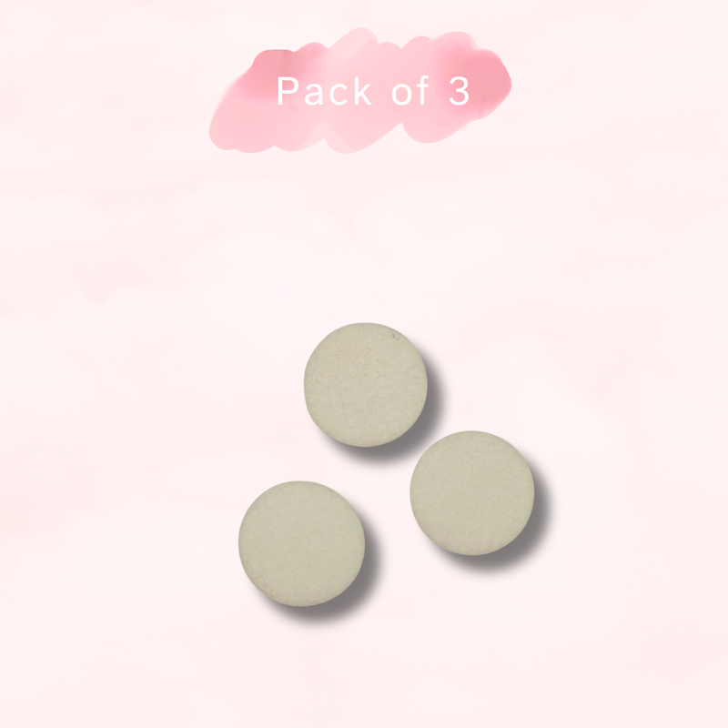 Pack of 3 Sweet Angel vacuum discs with luxury perfume fragrance