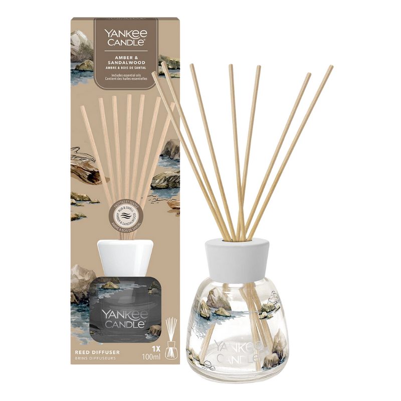 Yankee Candle Amber & Sandalwood Signature Reed Diffuser