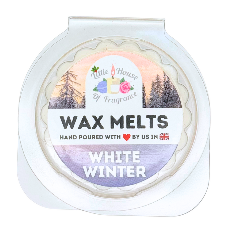 Little House of Fragrance White Winter Wax Melt Tart