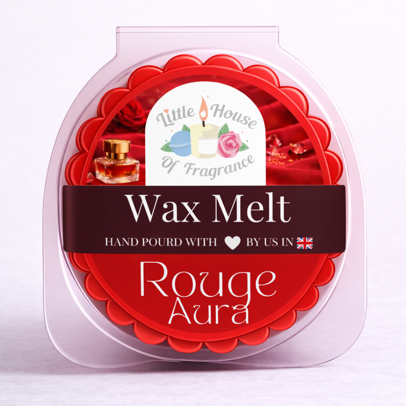 Little House of Fragrance Rouge Aura Wax Melt Tart