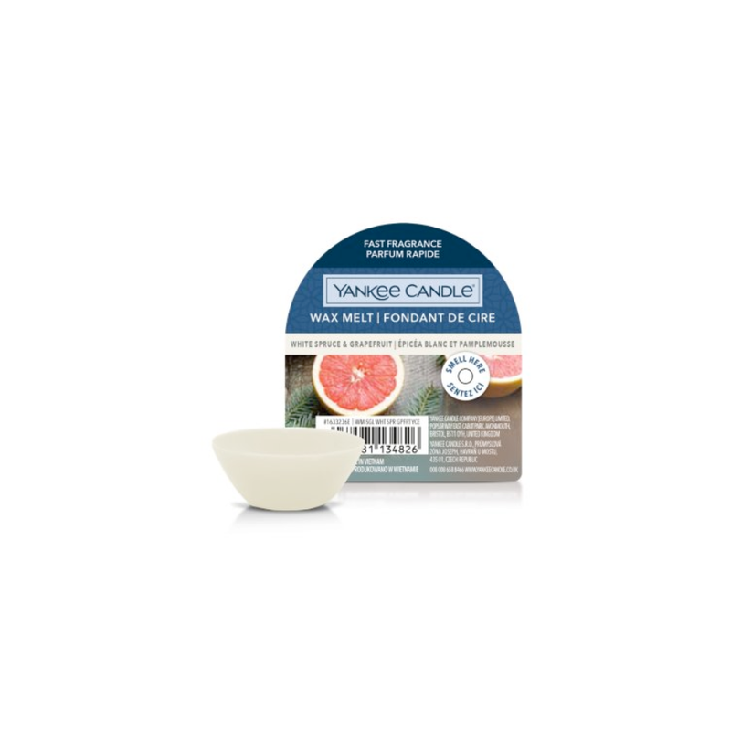 Yankee Candle White Spruce & Grapefruit Wax Melt