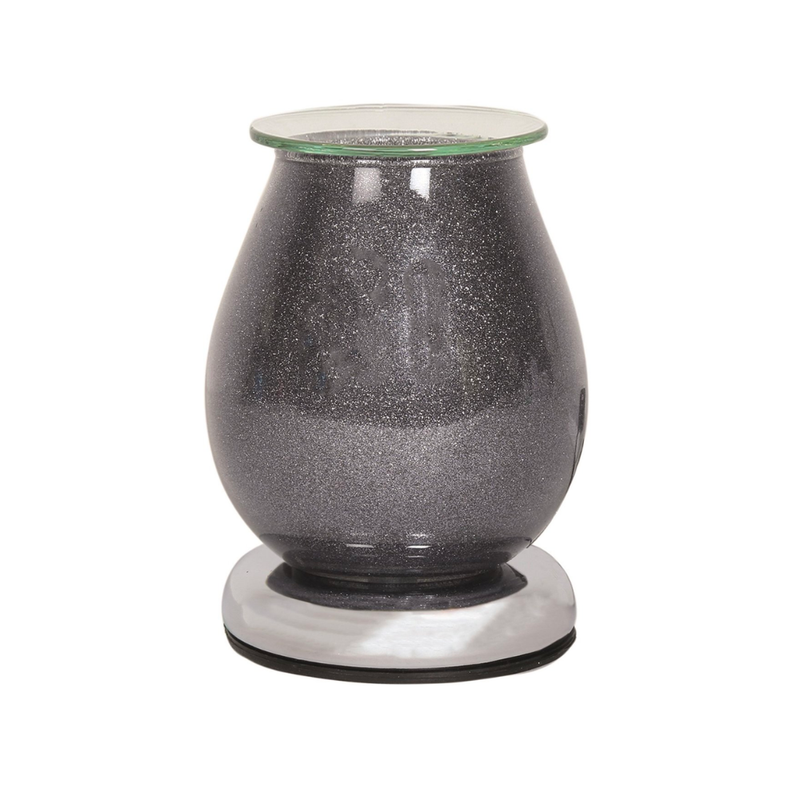 Aroma Accessories Pewter Sparkle Wax Melt Burner