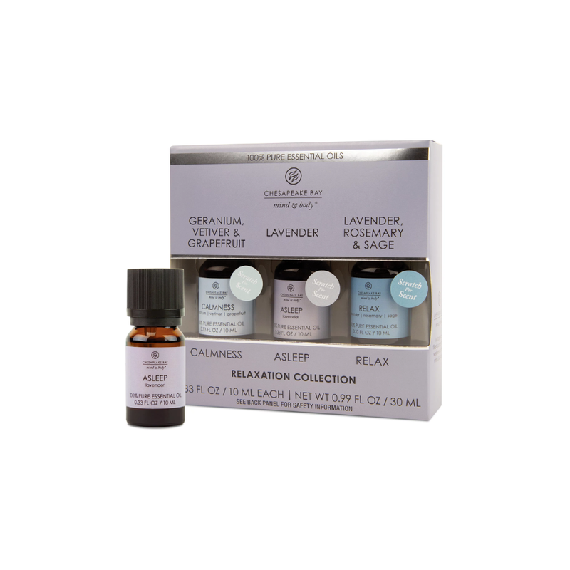 Chesapeake Bay Candle Oil 3 Pack Relaxation Collection Mind & Body®