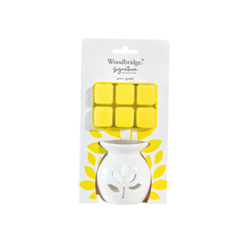 Woodbridge Lemon Sorbet Wax Melt Warmer Gift Set