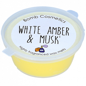 bomb cosmetics white amber and musk mini melt