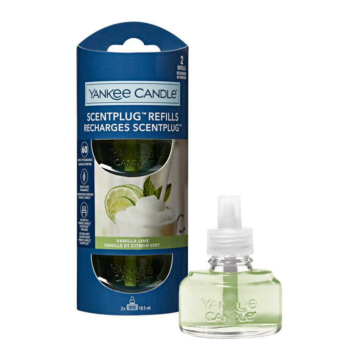 Yankee Candle Vanilla Lime Scentplug Refill Twin Pack