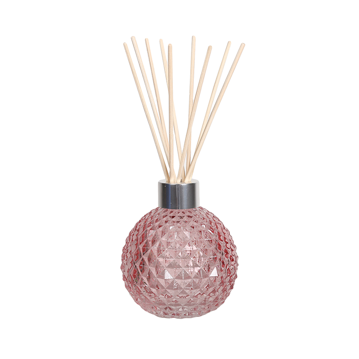 Aroma Accessories Pink Lustre Glass Reed Diffuser & 50 Rattan Reeds
