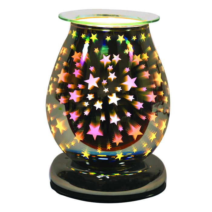 Oval 3D Star Electric Touch Wax Melt Burner