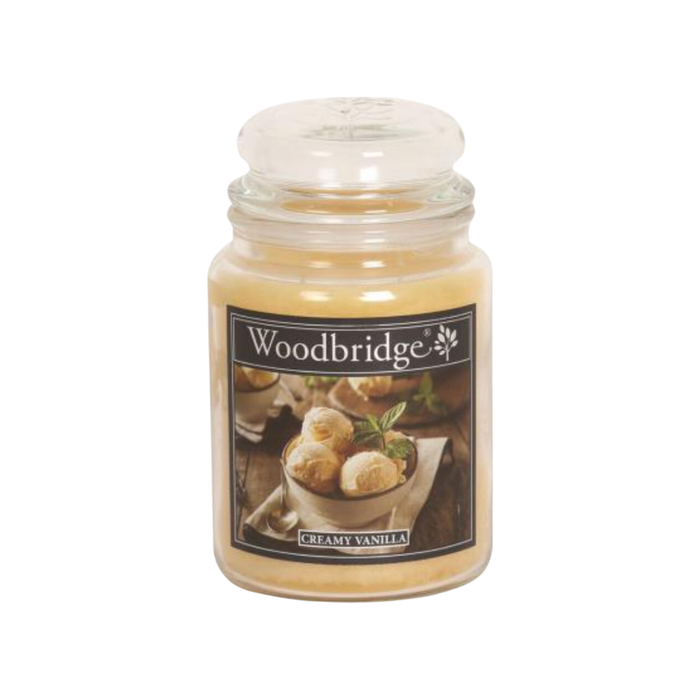 Woodbridge Creamy Vanilla Large Scented Candle Jar