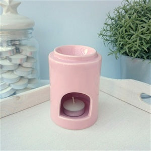 Stackable Cylinder Ceramic Wax Melt Burner - Pink