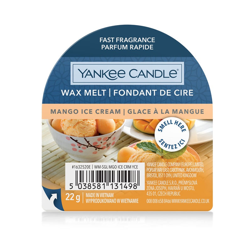 Yankee Candle Mango Ice Cream Wax Melt