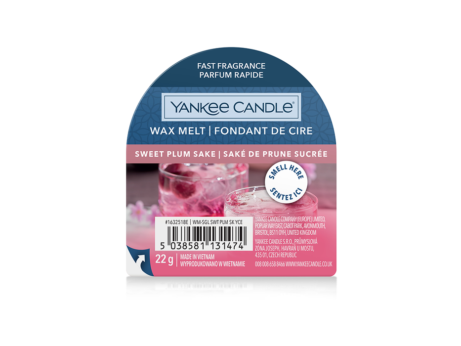 Yankee Candle Sweet Plum Sake Wax Melt