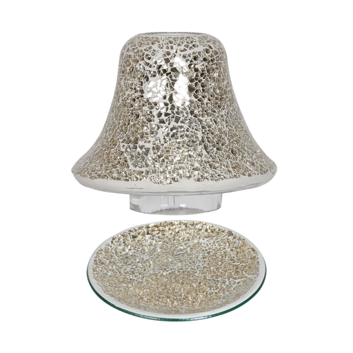 Aroma Accessories Champagne Crackle Candle Shade & Tray