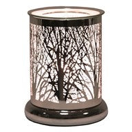 Aroma Silver Silhouette Forest Electric Wax Melt Warmer