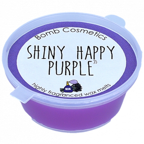 bomb cosmetics shiny happy purple mini melt
