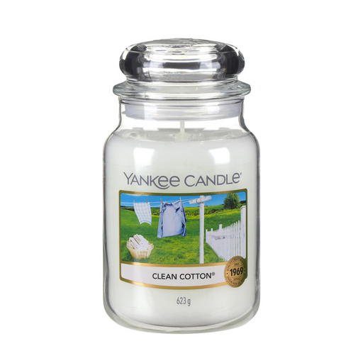 Yankee Candle Small Tumbler Candle, Clean Cotton India