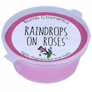 bomb cosmetics raindrops on roses mini melt