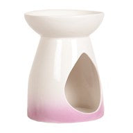 Ceramic Melt Burner Warmer - Pink Teardrop