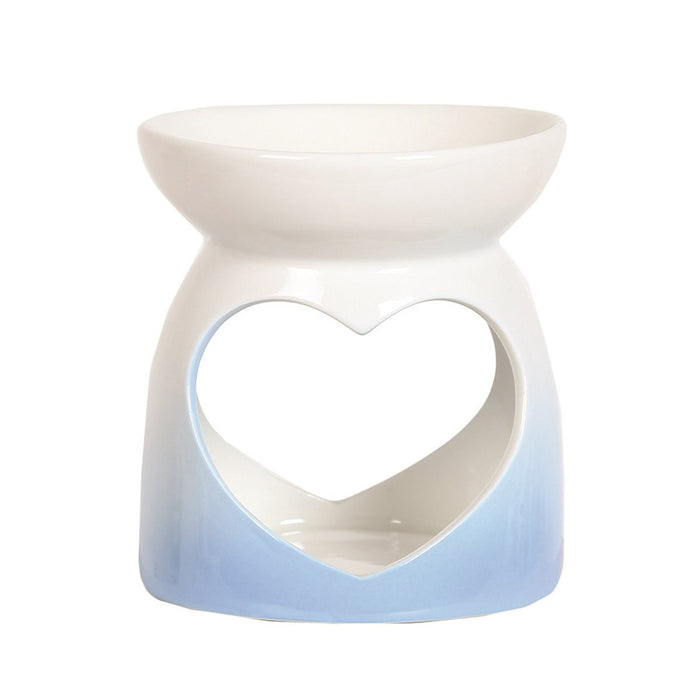 Ceramic Melt Burner Warmer - Blue Heart